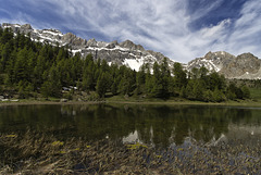 Le Lac Miroir et ses reflets.