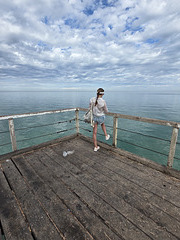 Young Woman on a jetty