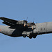 Lockheed C 130 "Hercule" en manoeuvre d'entrainement sur l'aérodrome de Bergerac (24)