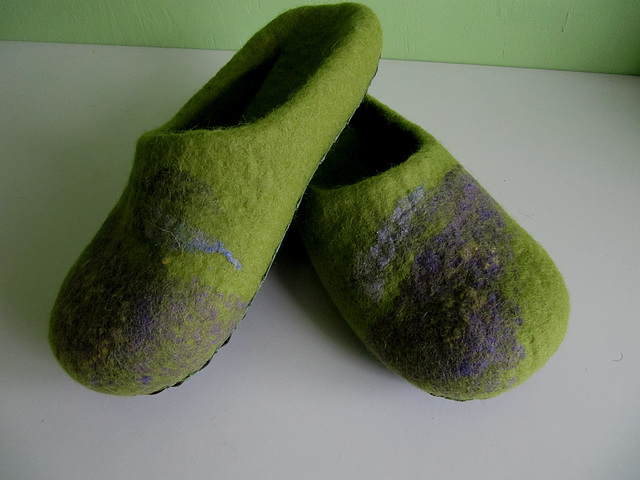 felted slippers