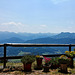 Blick von der Jausenstation Berchtoldshöhe auf die Berge des Bregenzerwalds