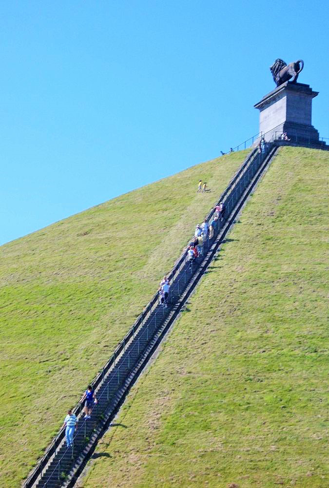 Belgique/België/ Belgium : la butte du lion