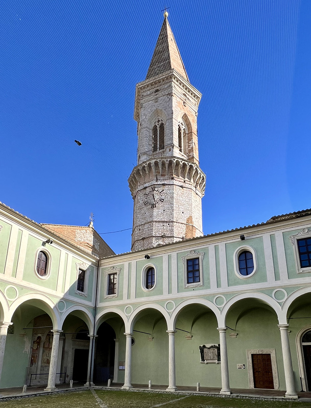 Perugia 2024 – San Pietro – Cloister and tower