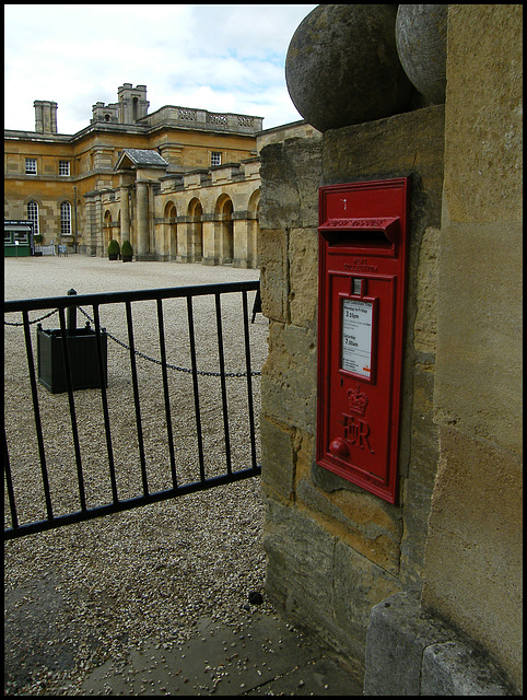 Blenheim post box