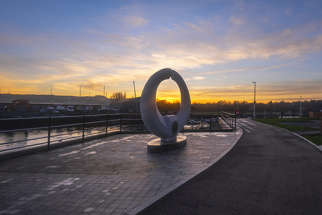 Sunset, River Leven