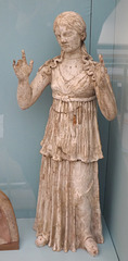 Large-Scale Female Figure with Raised Arms in the British Museum, April 2013