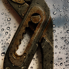 Rainy day for my pipe pliers - Macro Monday