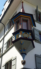 Erker an der Burgerstrasse in Luzern