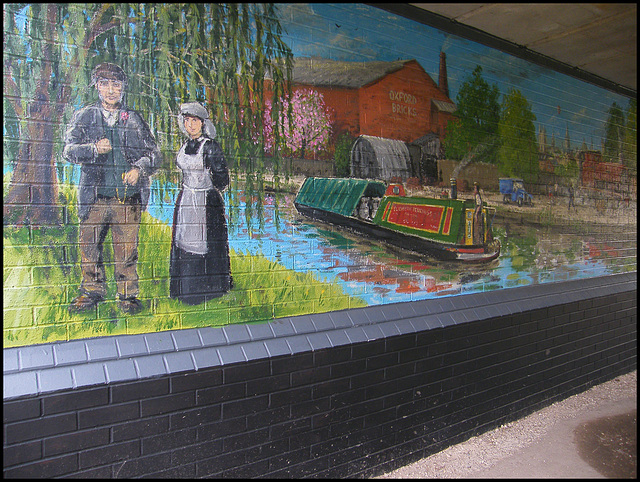 Dan Wilson canalside painting