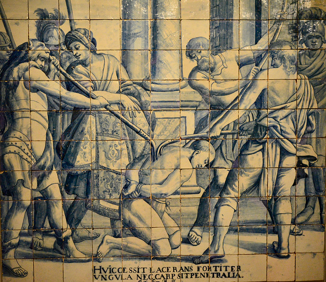 Lisbon 2018 – Museu Nacional do Azulejo – Saint Lawrence’s Martyrdom
