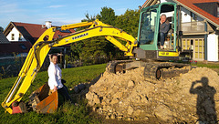 High, with a little help from my friends (and my excavator)