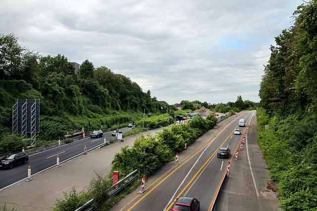 Blick auf die A52 (Essen-Huttrop) / 15.06.2024