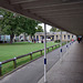 Impington Village College - Looking N from the classroom wing covered way 2014-09-13