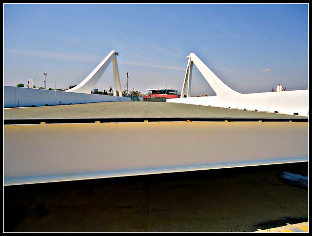 Valencia: puente giratorio, 2