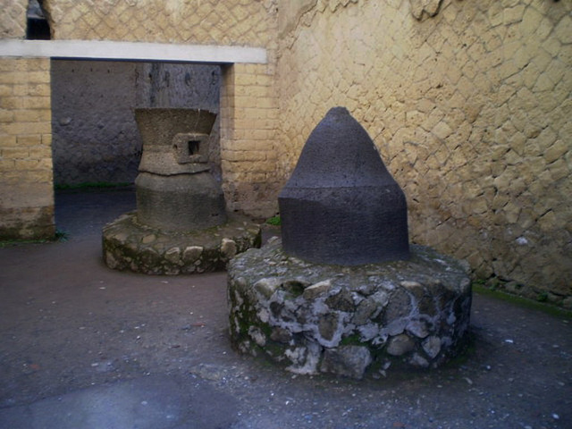 Oven and grinding wheel.