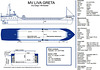 MV Liva Greta  (MMSI: 275344000) AIS Vessel Type:  Cargo Call sign: Y.L.C.J. (IMO: 8801072) Destination Antwerp