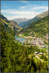 Blick über Val-d’Isère