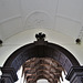 shotley church, suffolk (7) c18 wooden chancel arch and plasterwork of 1745