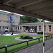 Impington Village College - Hall wing and concourse range seen from classroom wing covered way 2014-09-13