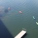 Kayaks in Lake Champlain, Vermont