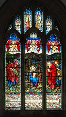 Morris & Co window, Sharow Church, near Ripon, North Yorkshire