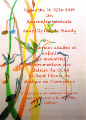 Concert à Blandy-les-Tours le 16/06/2019