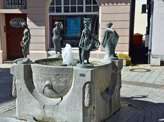 Der 4-Jahreszeiten-Brunnen in Sigmaringen