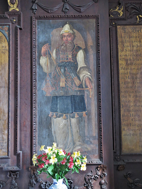 shotley church, suffolk (5) aaron on the c18 reredos