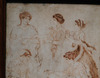 Detail of the Astragali Players from Herculaneum, ISAW May 2022