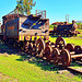 Velles locomotores a l'estació d'Encarnación-Paraguai Velles locomotores a l'estació d'Encarnación-Paraguai