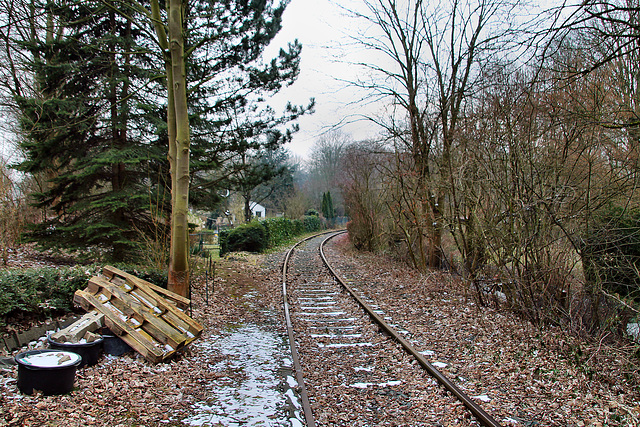 Anschlussgleis von RWE (Hagen-Hengstey) / 3.03.2018