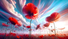 poppy field ❥