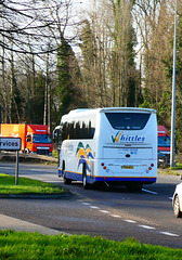 Whittles Coaches YX19 MLU at Fiveways, Barton Mills - 2 Jan 2022 (P1100385)