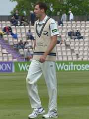 Steven Finn at the Ageas Bowl - 17 May 2015