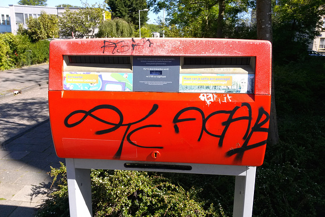 Red postbox