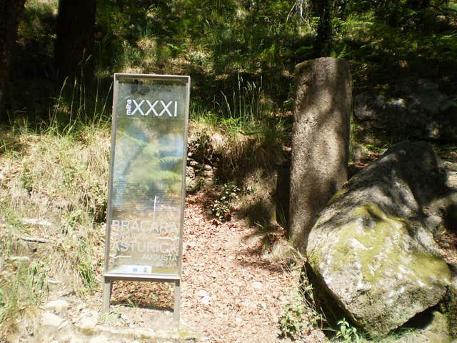 Milestone XXXI of old Roman road.