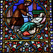 Un des vitraux de la cathédrale de Nantes