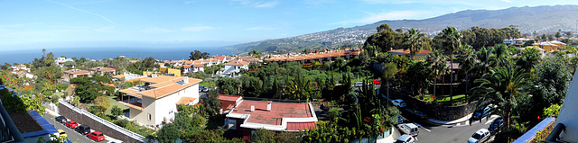 Sante Ursula. Blick vom Hotel nach Nordosten entlang der Küste. ©UdoSm