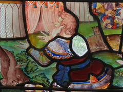 chelsea old church london (54) jehosophat in c16 flemish glass