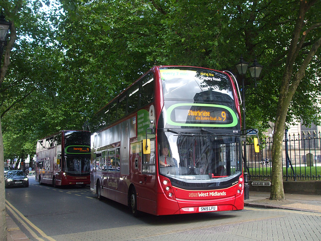 DSCF9501 National Express West Midlands 6110 (SN66 LFU) in Birmingham - 19 Aug 2017 DSCF9501 National Express West Midlands 6110 (SN66 LFU) in Birmingham - 19 Aug 2017
