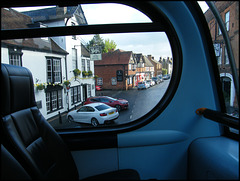 Buckden Lion bus stop