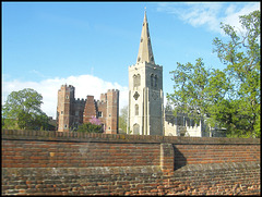 Buckden Towers with church