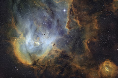 Running Chicken Nebula IC 2944:- Do look as large as you can