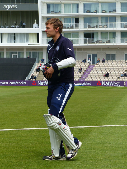 Danny Briggs at the Ageas Bowl - 17 May 2015