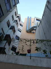 The possible sky seen from the Snob Bookshop yard