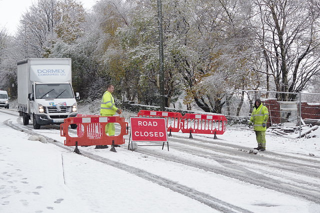 Closing the Snake Pass Road