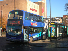 Yorkshire Coastliner 416 (FJ08 BYU) in Scarborough - 11 Nov 2012 (DSCN9374)