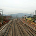 Blick auf die Bahnstrecke Hagen–Hamm (Hagen-Hengstey) / 3.03.2018