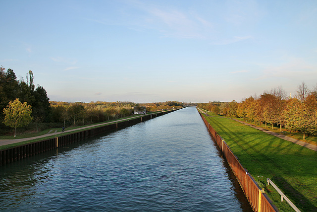 Der Datteln-Hamm-Kanal am Seepark Lünen / 27.10.2019