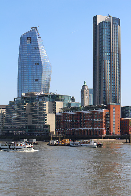 The Thames Path - Vauxhall Bridge to Tower Bridge, north bank